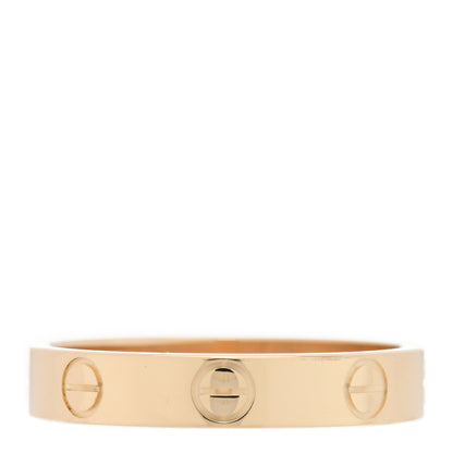Cartier 18K Yellow Gold 3.5mm LOVE Wedding Band Ring 54 6.75 3 of 5