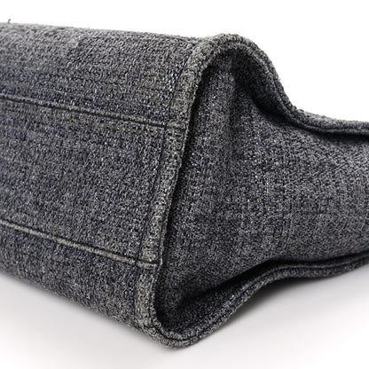 Chanel Lurex Boucle Small Deauville Tote Black 10 of 15