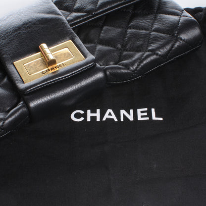 Chanel Leather Mademoiselle Clutch Black 7 of 7