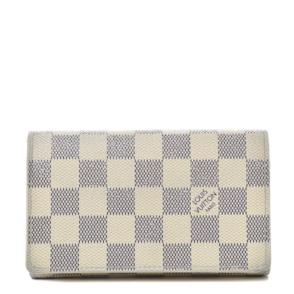 Louis Vuitton Damier Azur Port Monnaie Billets Tresor Wallet 1 of 14