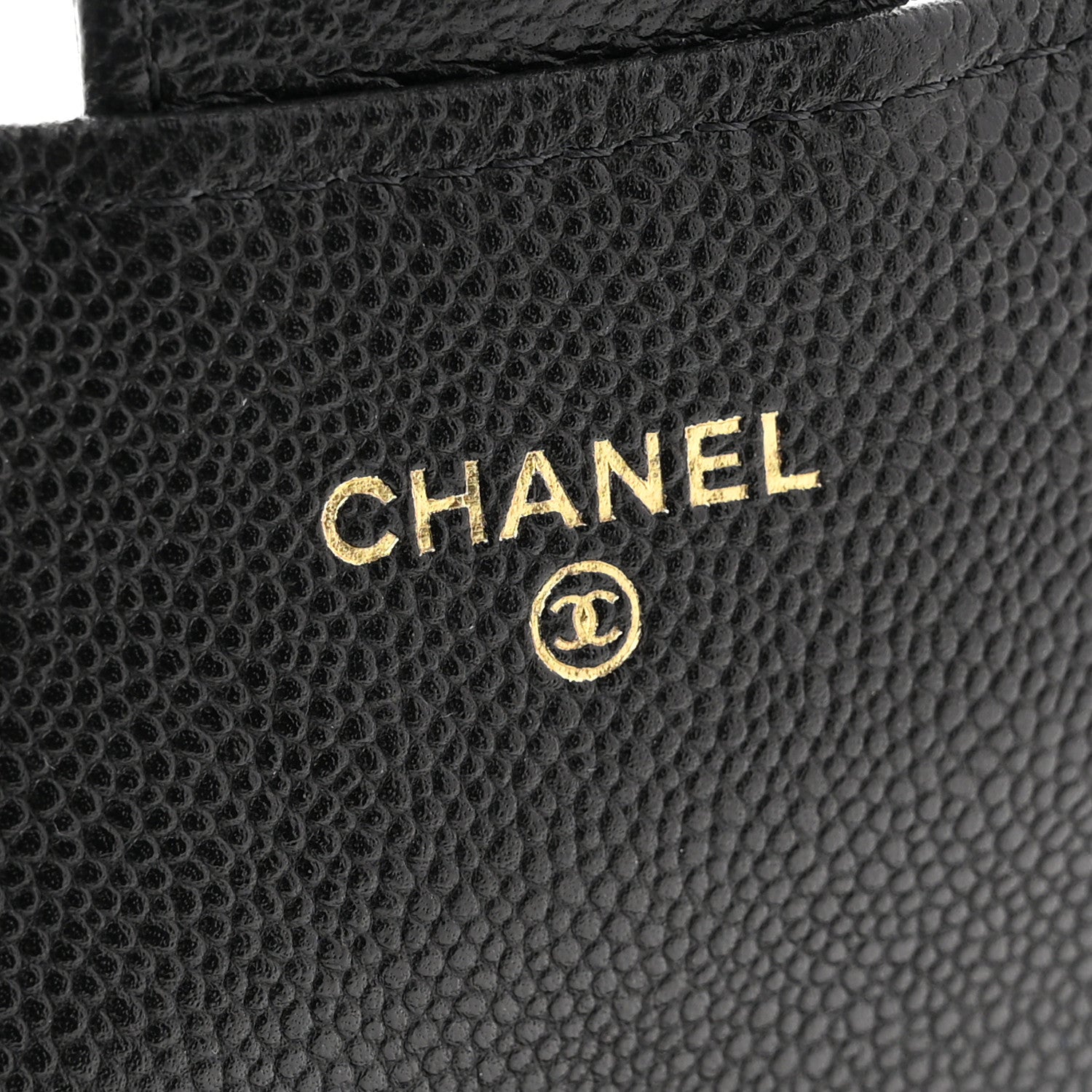 Chanel Caviar Quilted Flap Card Holder Wallet Black 6 of 8