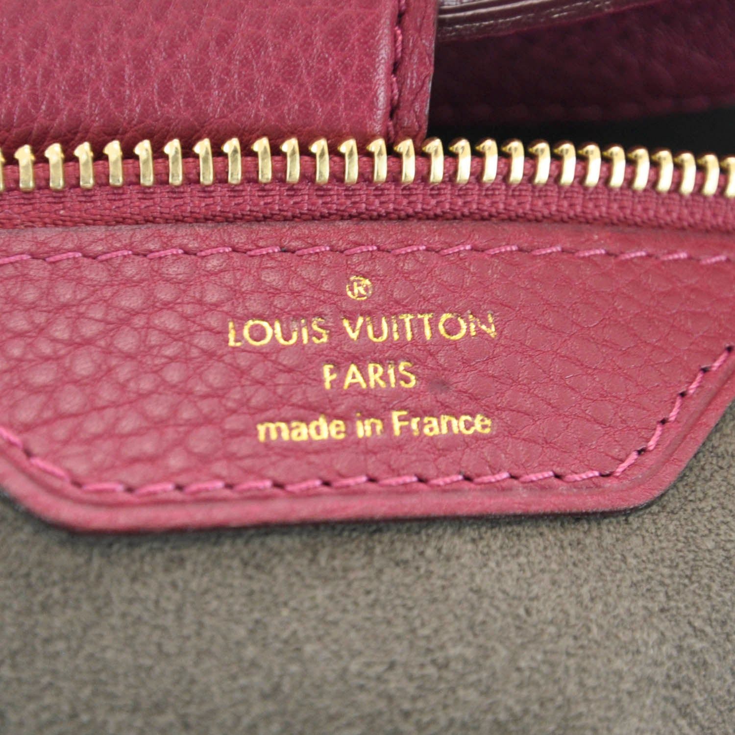 Louis Vuitton Mahina Cirrus PM Grenat 9 of 10