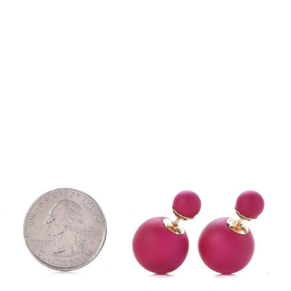 Christian Dior Mise En Dior Tribal Earrings Toxic Purple 2 of 5