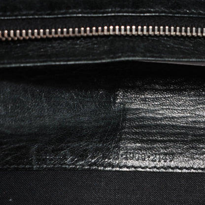 Balenciaga Agneau Giant 12 Silver Hardware Compagnon Wallet Black 5 of 8