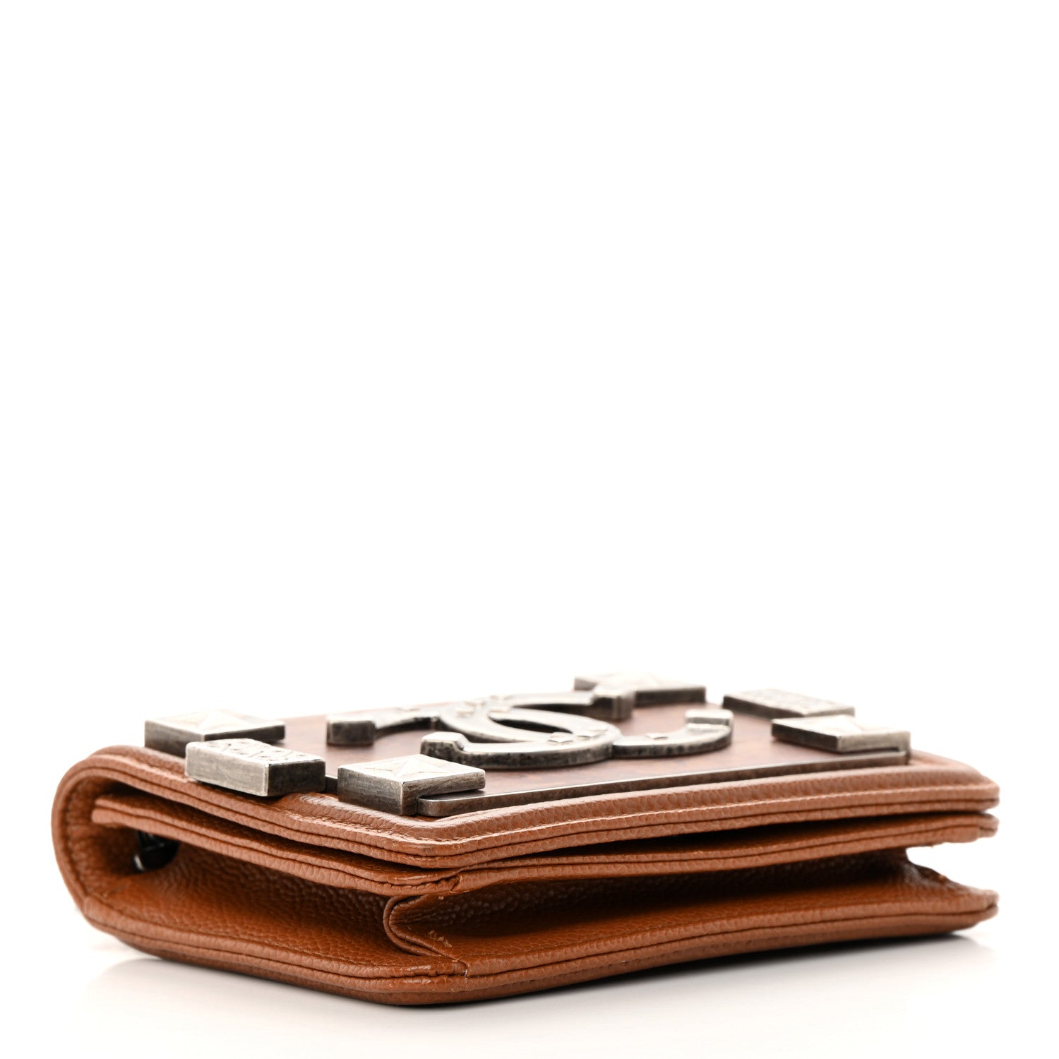 Chanel Caviar Mini Dallas Boy Brick Flap Brown 4 of 15