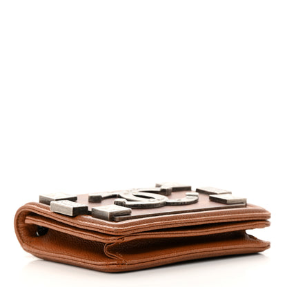 Chanel Caviar Mini Dallas Boy Brick Flap Brown 4 of 15