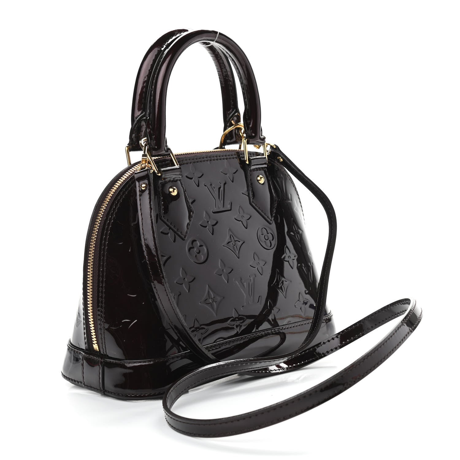 Louis Vuitton Vernis Alma BB Amarante 3 of 9