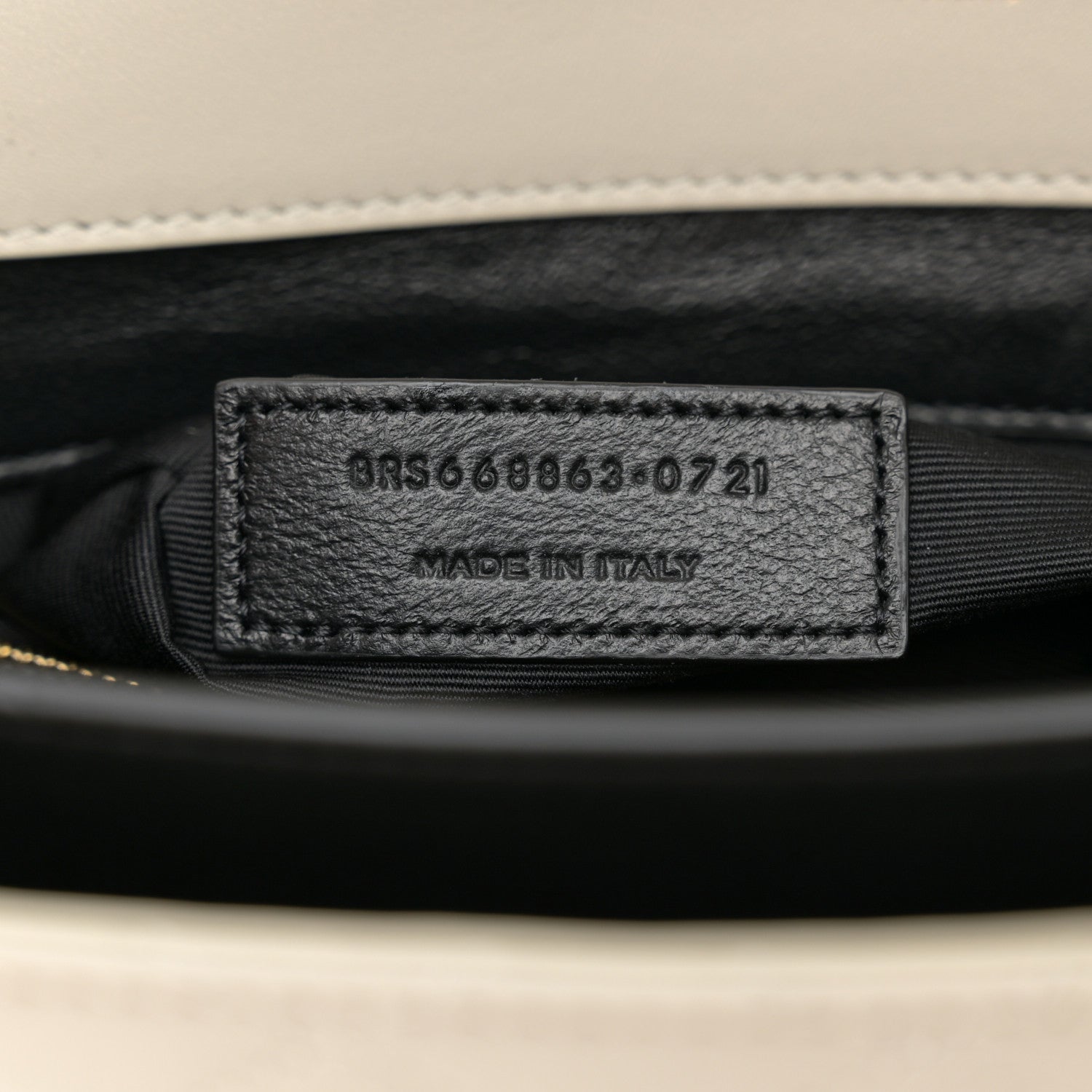 Saint Laurent Lambskin Quilted Mini Gaby Satchel Crema Soft 7 of 11