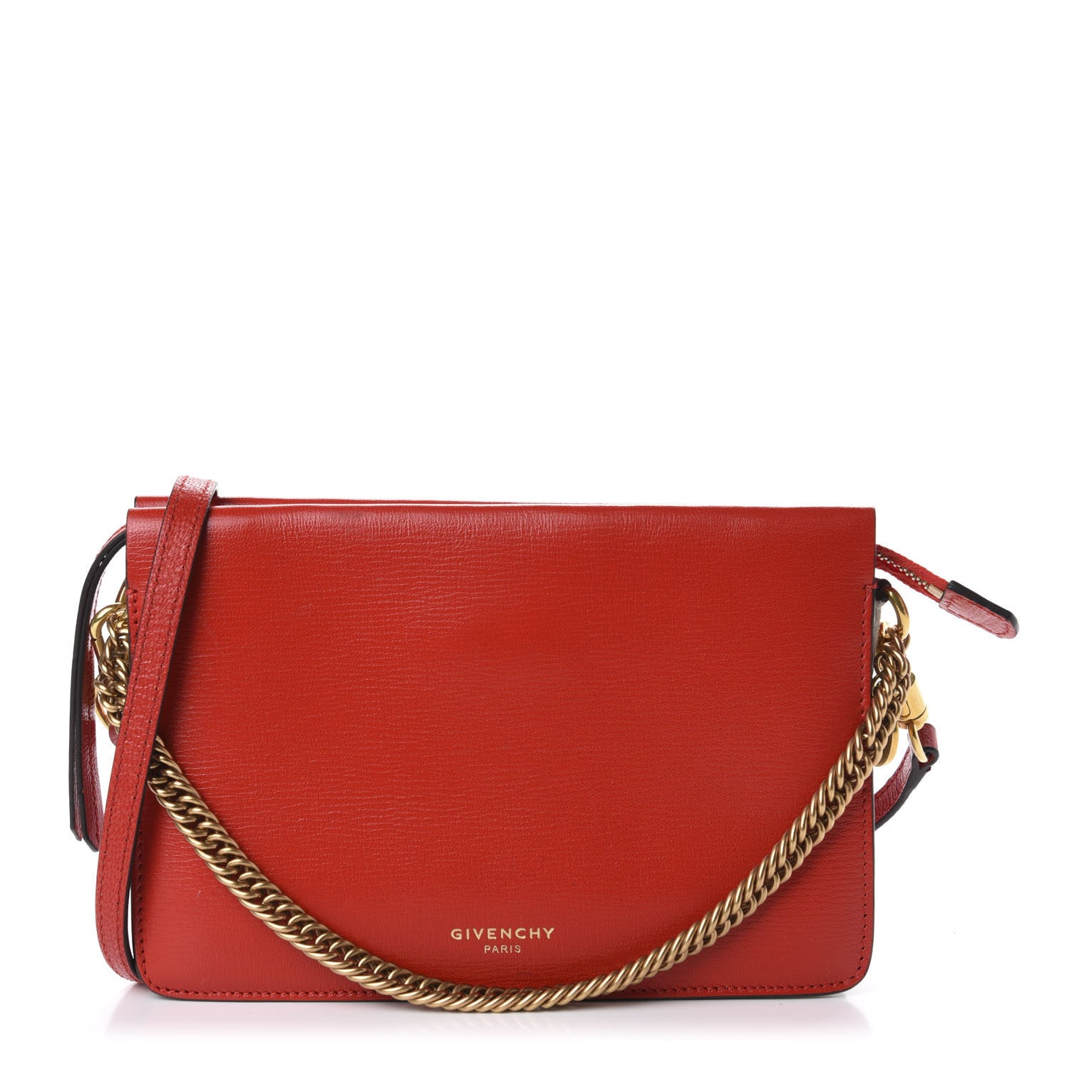 Givenchy Goatskin Suede Cross 3 Crossbody Bag Red 1 of 10