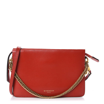 Givenchy Goatskin Suede Cross 3 Crossbody Bag Red 1 of 10