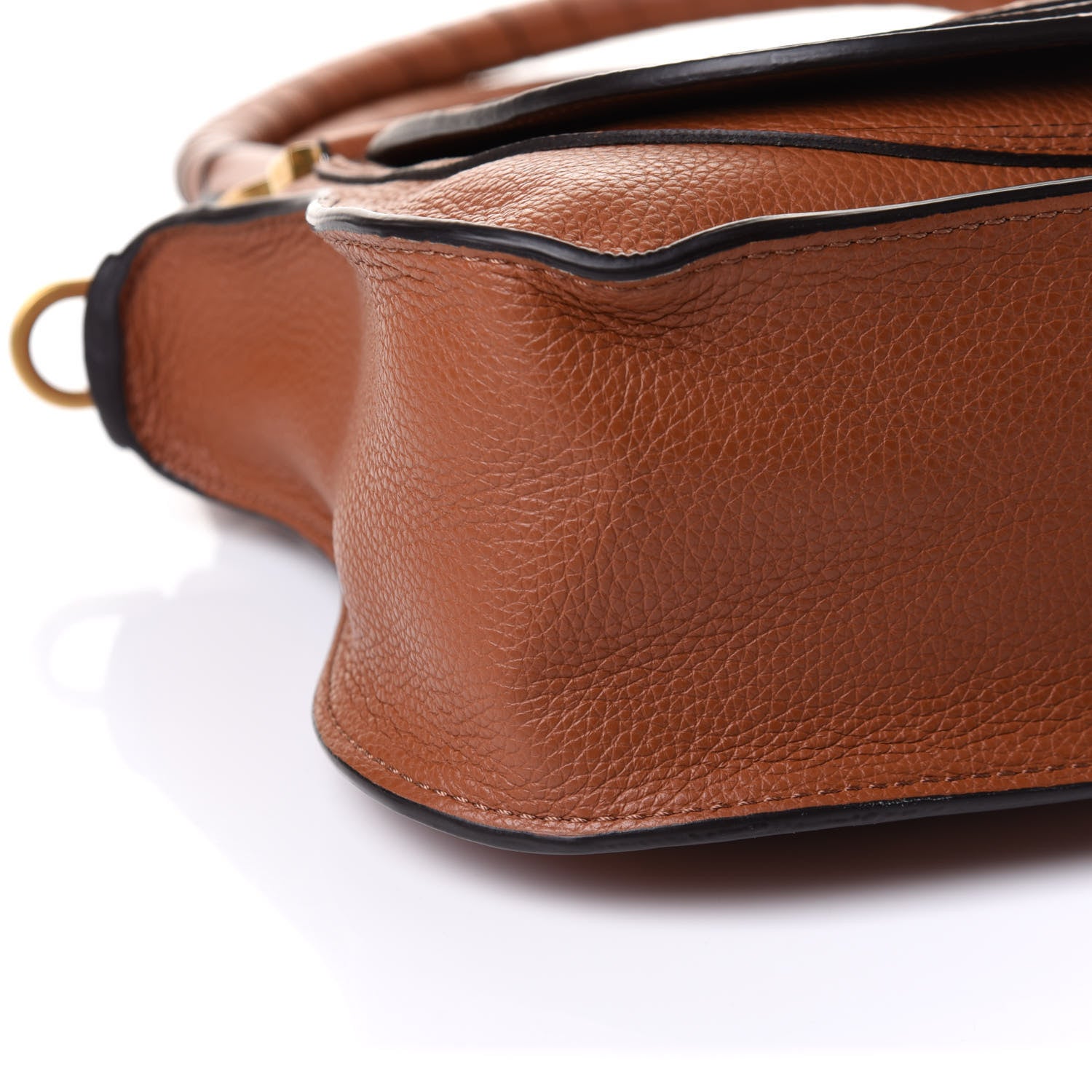 Chloe Calfskin Small Marcie Satchel Tan 5 of 10
