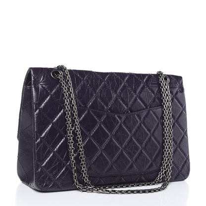 Chanel Aged Calfskin Quilted 2.55 Reissue 227 Flap Dark Purple 3 of 12
