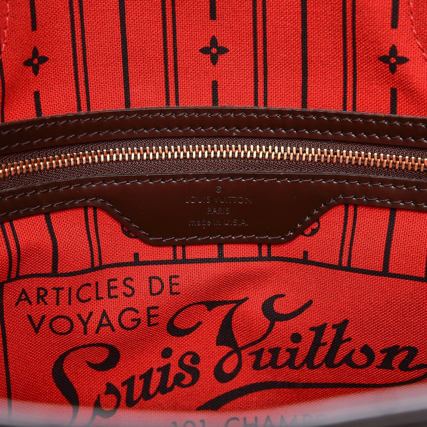 Louis Vuitton Damier Ebene Neverfull PM 6 of 7