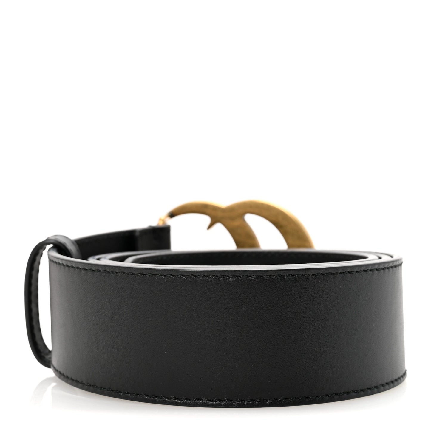 Calfskin Double G Belt 85 34 Black