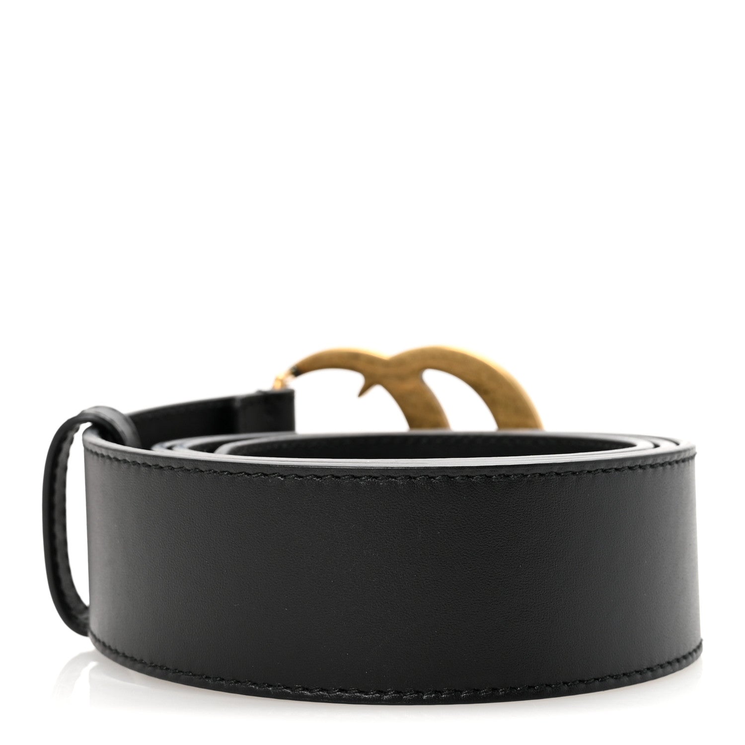 Gucci Calfskin Double G Belt 85 34 Black 2 of 6