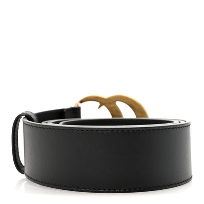 Gucci Calfskin Double G Belt 85 34 Black 2 of 6