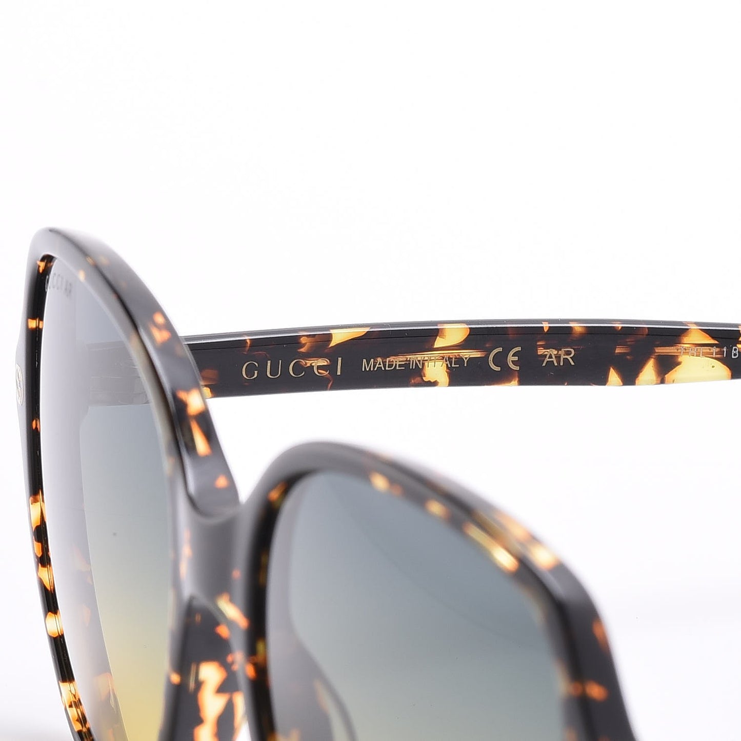 Acetate Rounded Square GG0092S Sunglasses Havana