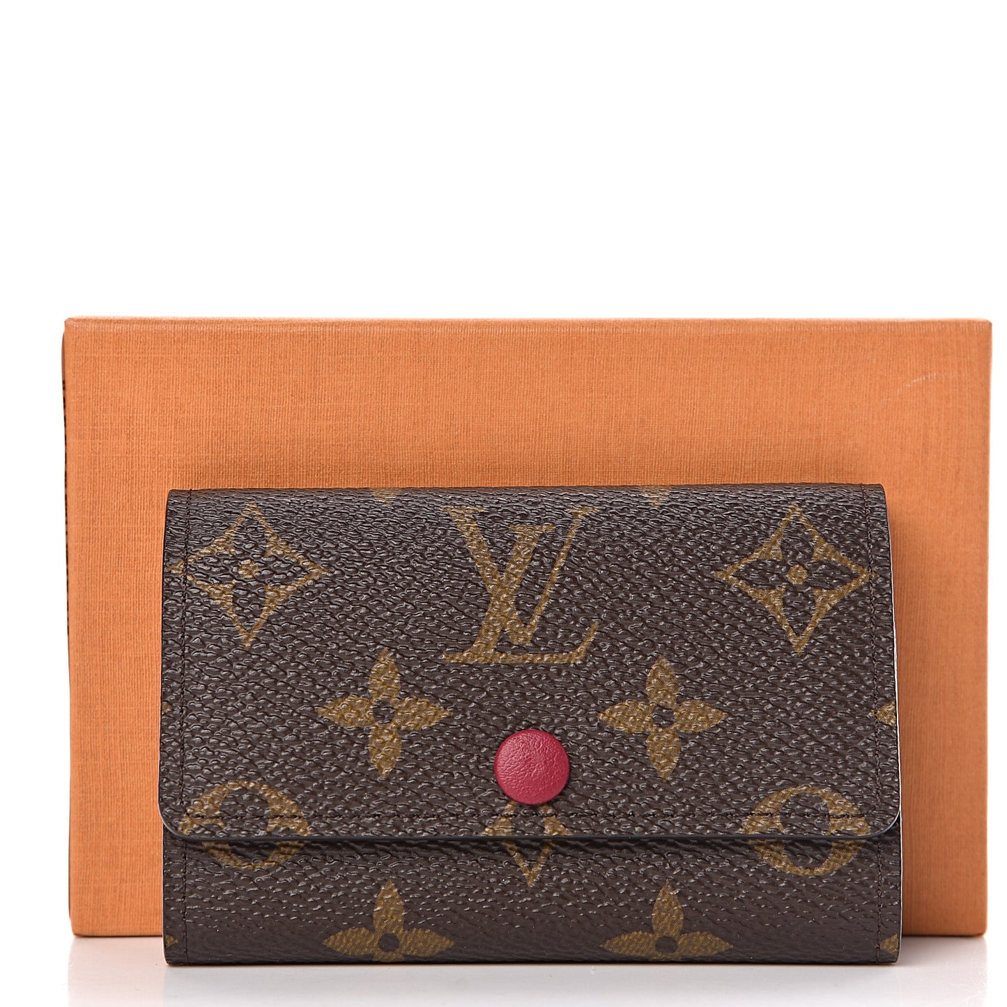 Monogram 6 Key Multicles Holder Fuchsia