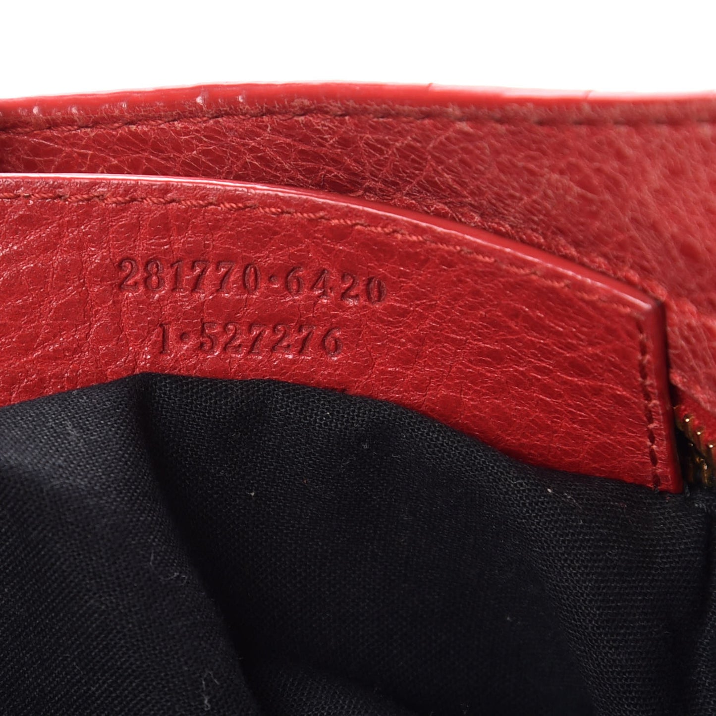 Agneau Giant 12 Gold Hardware City Rouge Cardinal