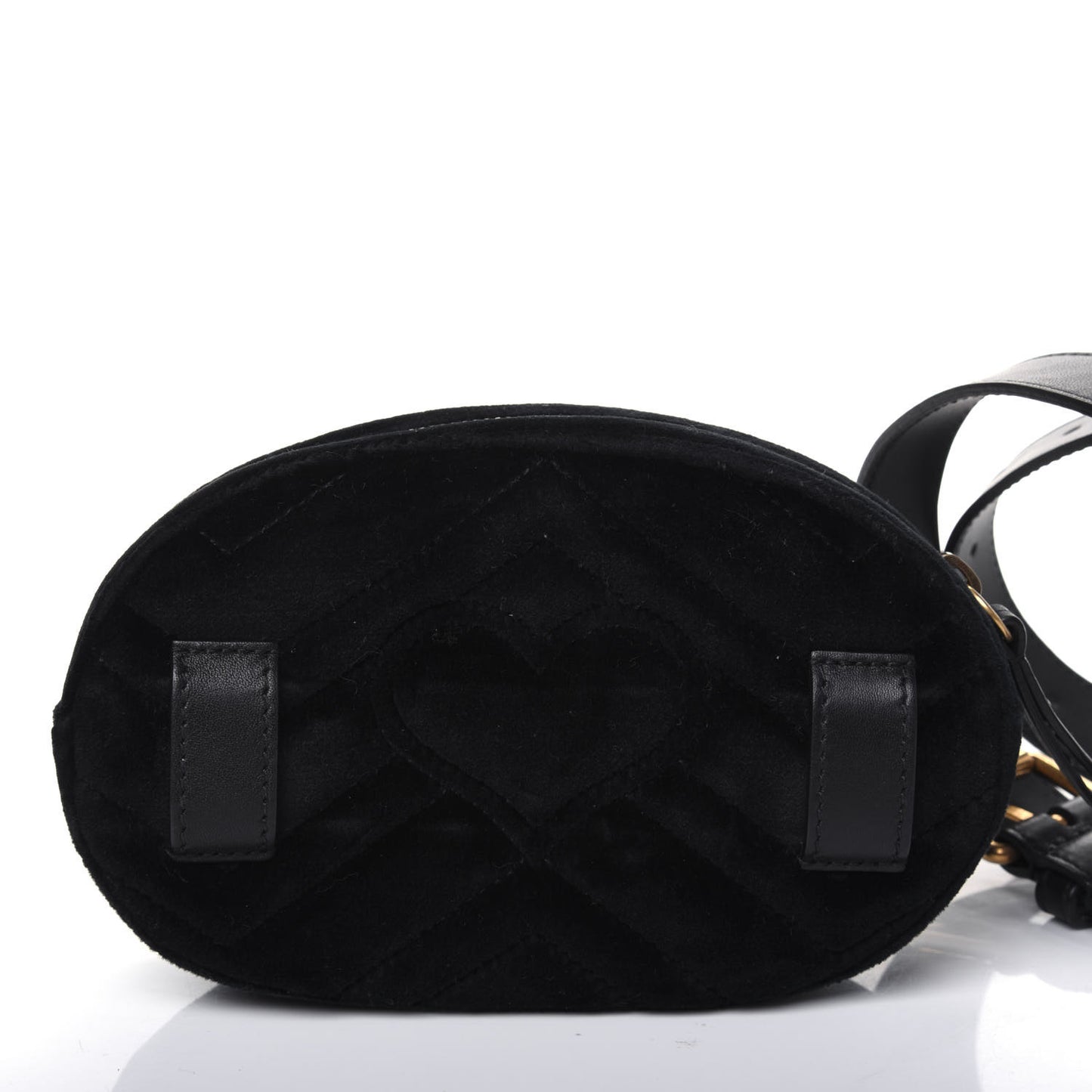 Velvet Matelasse Marquise Crystals GG Marmont Belt Bag 75 30 Black