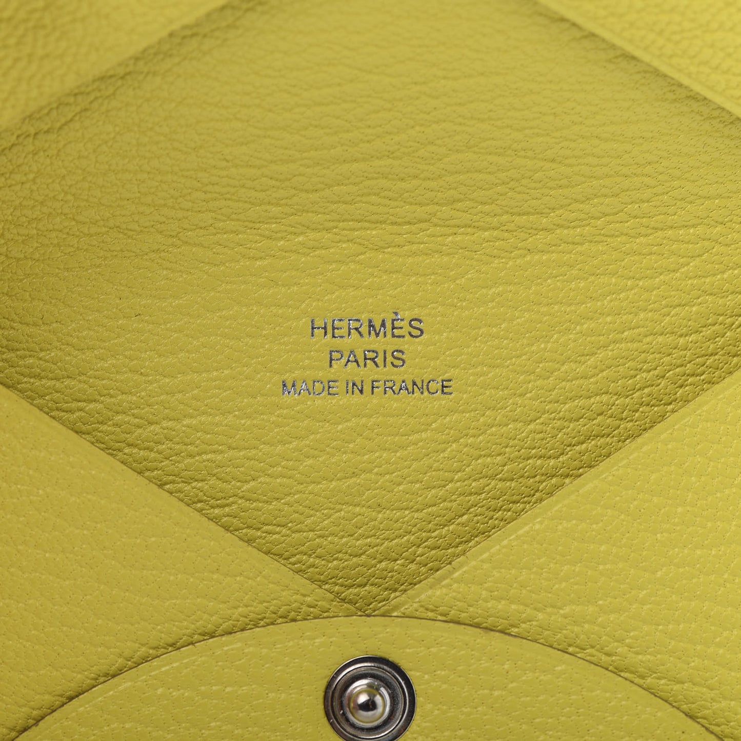 Chevre Mysore Calvi Card Case Lime