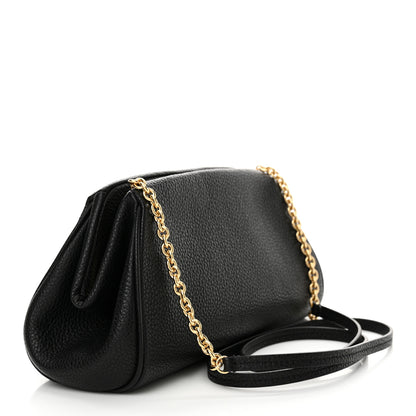 Salvatore Ferragamo Calfskin Small Gancini Crossbody Black 3 of 9