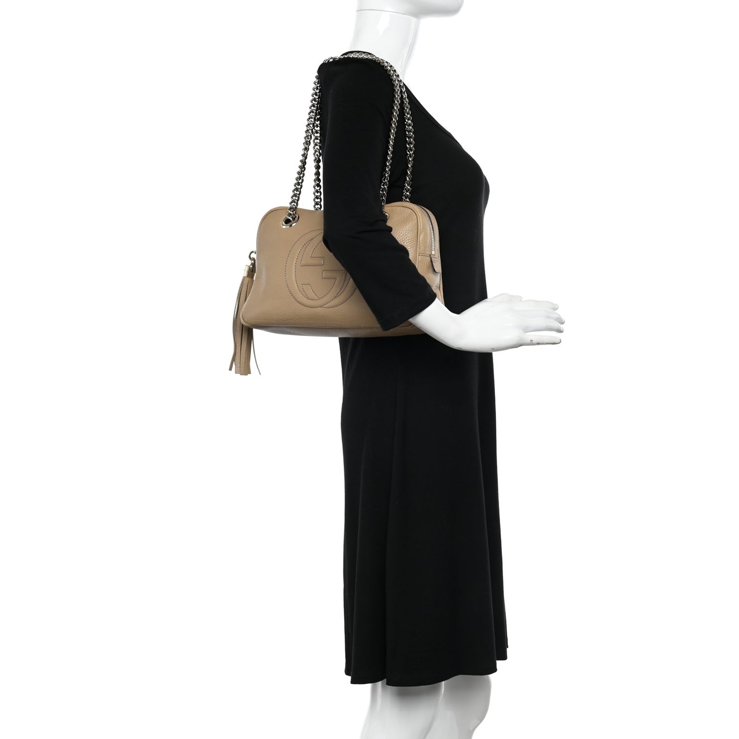 Pebbled Calfskin Small Soho Bowler