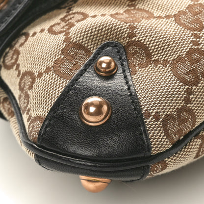 Gucci Tom Ford Monogram Horsebit Web Clutch Purple 9 of 10