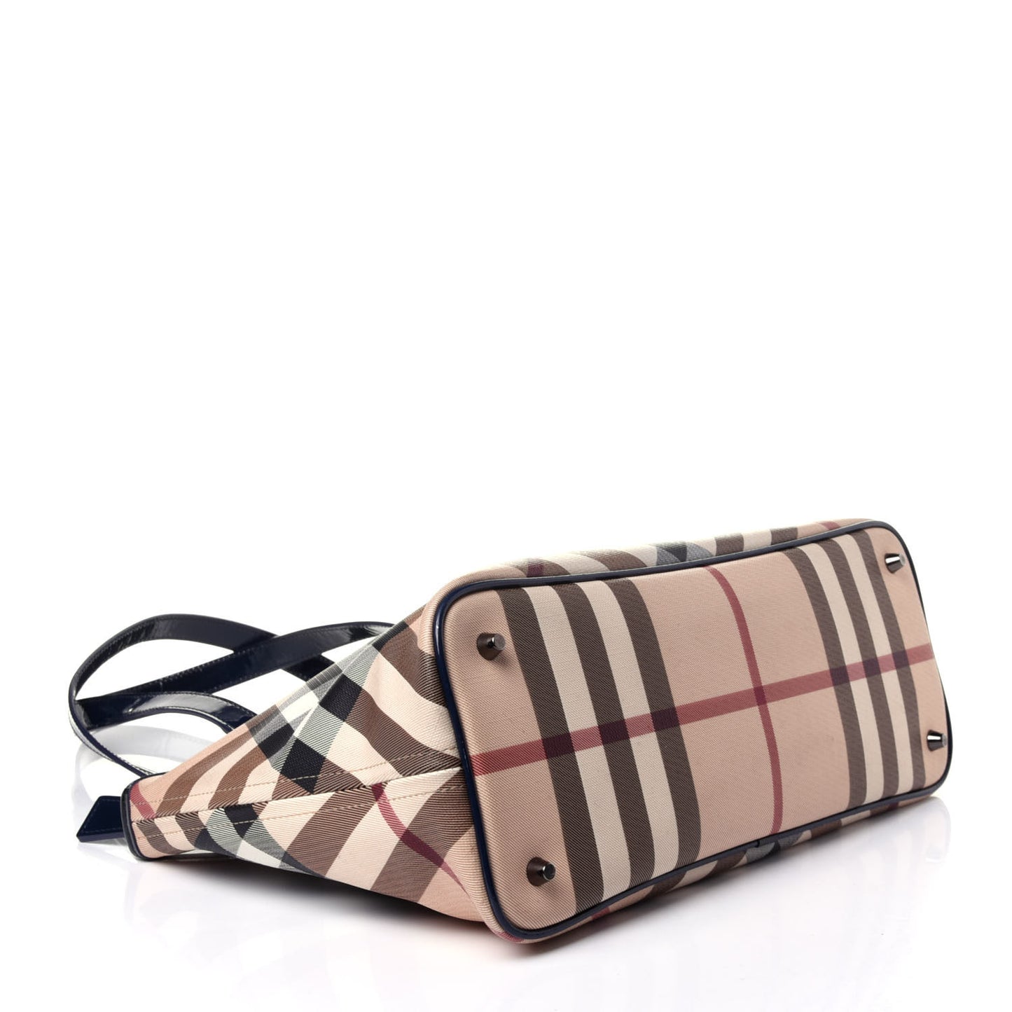 Nova Check Small Nickie Tote Blue