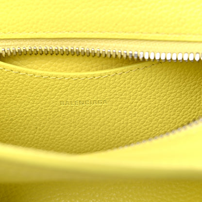 Balenciaga Grained Calfskin Neo Classic Silver Hardware Mini City Light Yellow 5 of 10