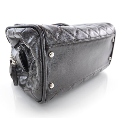 Chanel Caviar Quilted Timeless Bowler Brown 4 of 7