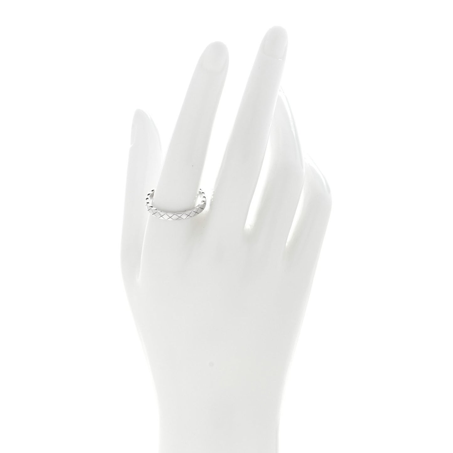 18K White Gold Mini Coco Crush Ring 62/10
