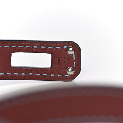 Hermes Swift Colorblock Kelly Double Tour Bracelet T2 Bleu Du Norr Rouge H 6 of 7