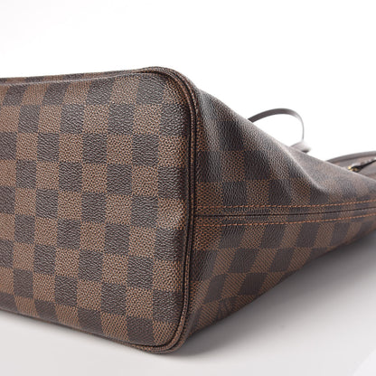 Louis Vuitton Damier Ebene Neo Neverfull MM Rose Ballerine 6 of 16
