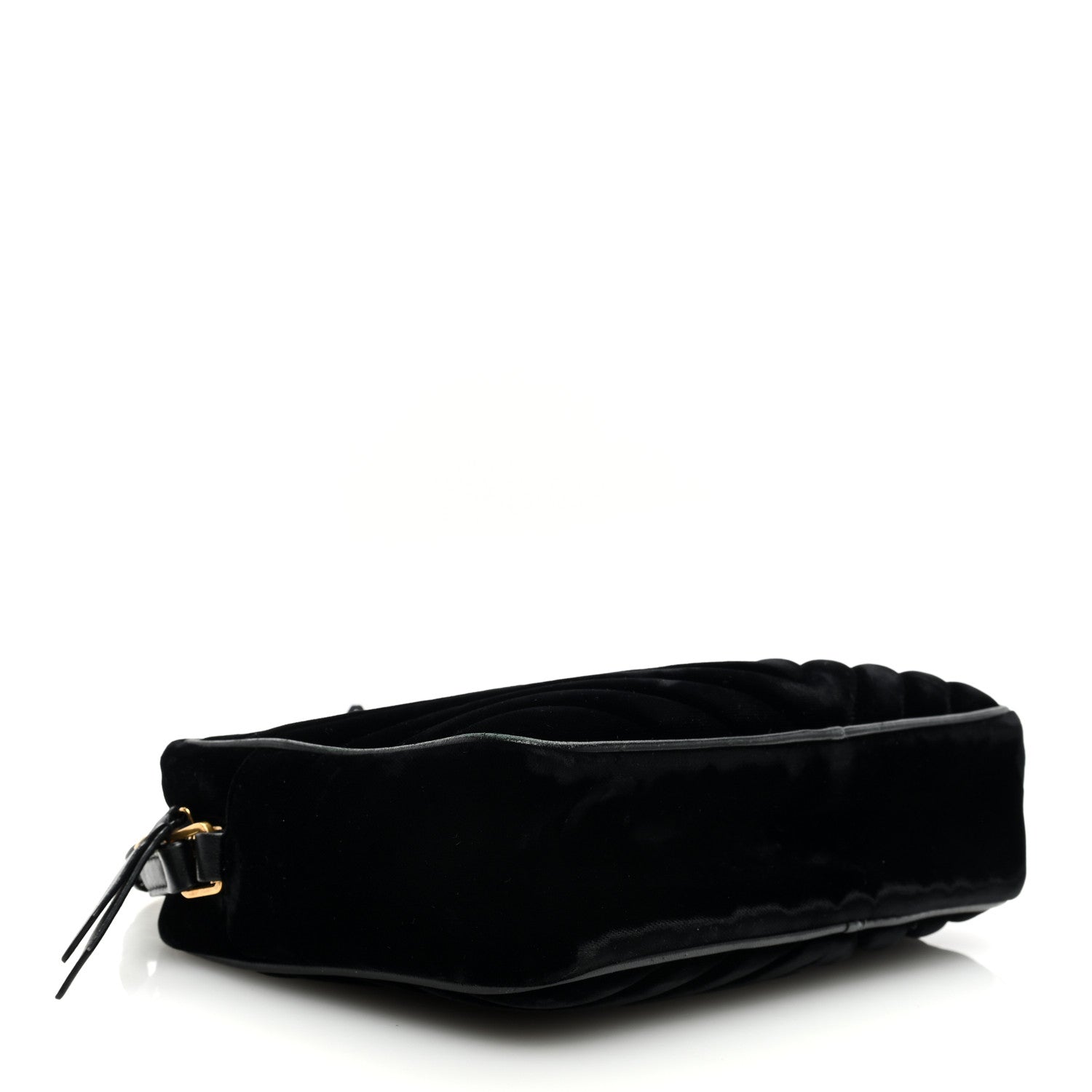 Saint Laurent Velvet Matelasse Monogram Lou Camera Bag Black 5 of 10