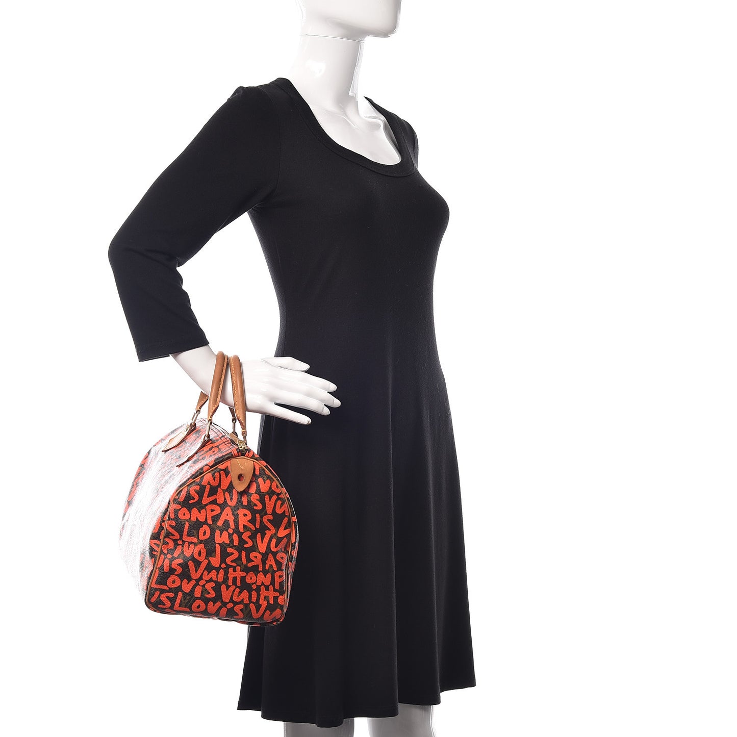 Monogram Graffiti Speedy 30 Orange