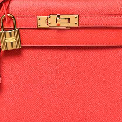 Hermes Epsom Kelly Sellier 25 Rose Jaipur 8 of 11