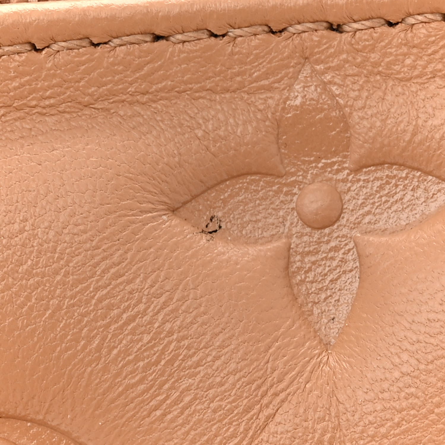 Louis Vuitton Lambskin Embossed Monogram Coussin PM Camel 12 of 14