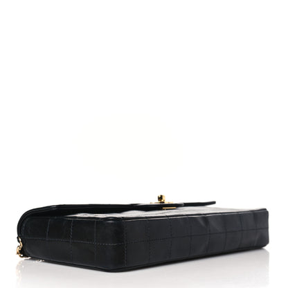 Chanel Lambskin East West Chocolate Bar Flap Black 4 of 9