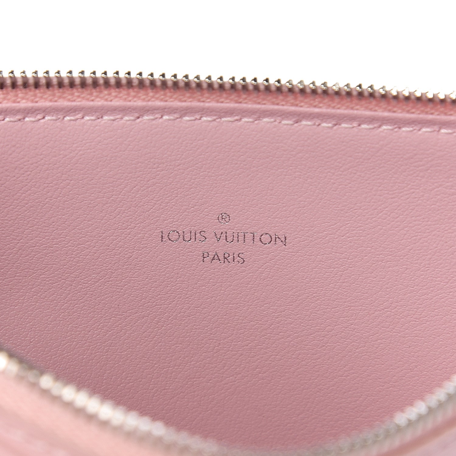 Louis Vuitton Epi Felicie Chain Wallet Zippered Insert Rose Ballerine 5 of 6