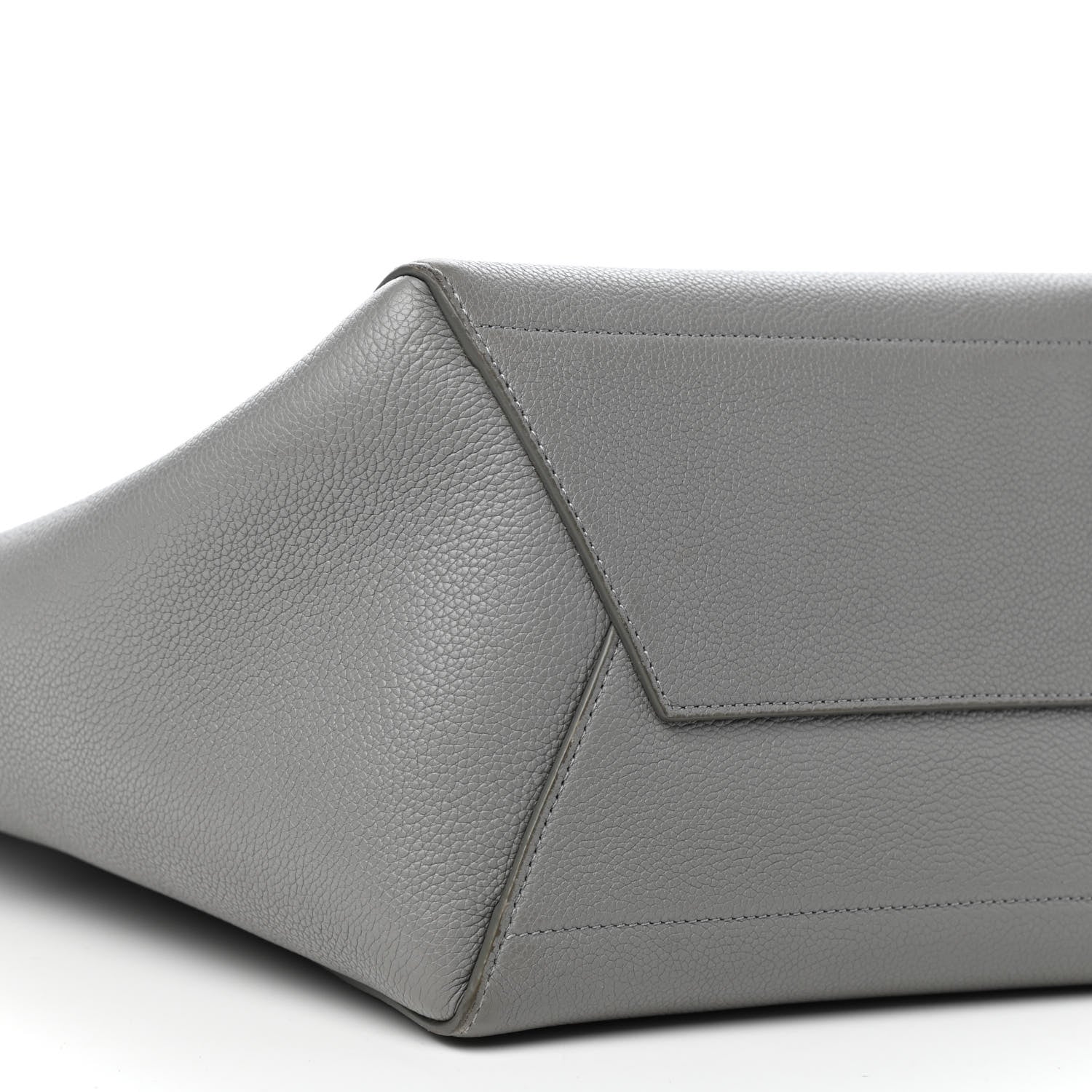 Celine Soft Grained Calfskin Sangle Bucket Bag Cloud 7 of 8