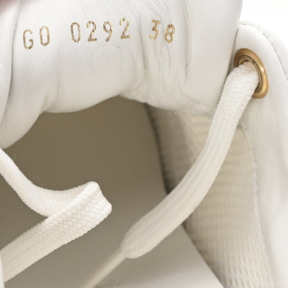 Louis Vuitton Calfskin Monogram Run Away Sneakers 38 White Pink 9 of 10