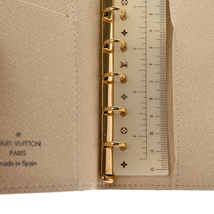Louis Vuitton Damier Azur Small Ring Agenda Cover 11 of 12