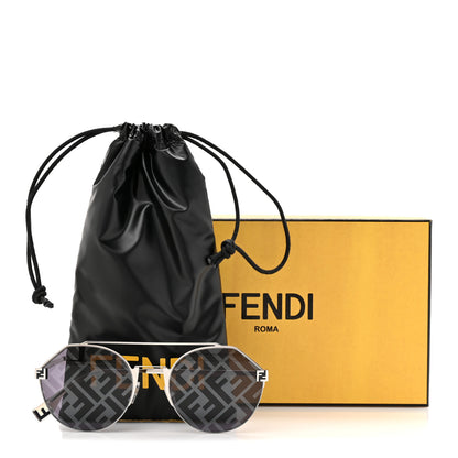 Fendi Metal Fendi Travel Geometric Sunglasses FE40060U Grey 7 of 7