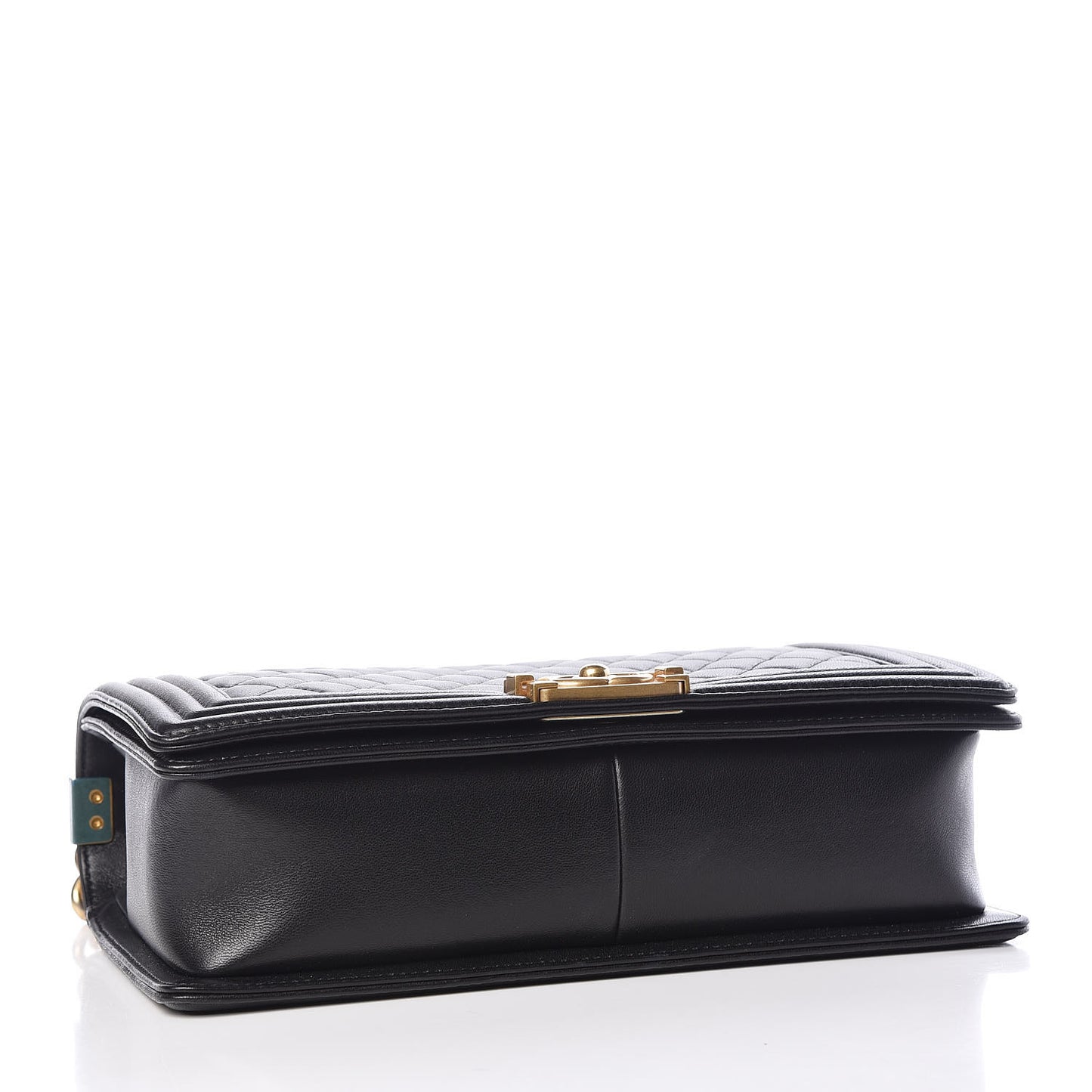 Lambskin Quilted New Medium Boy Flap Black