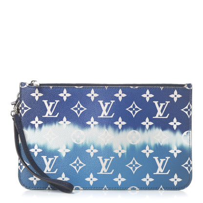 Louis Vuitton Monogram Escale Neverfull MM GM Pochette Blue 1 of 13