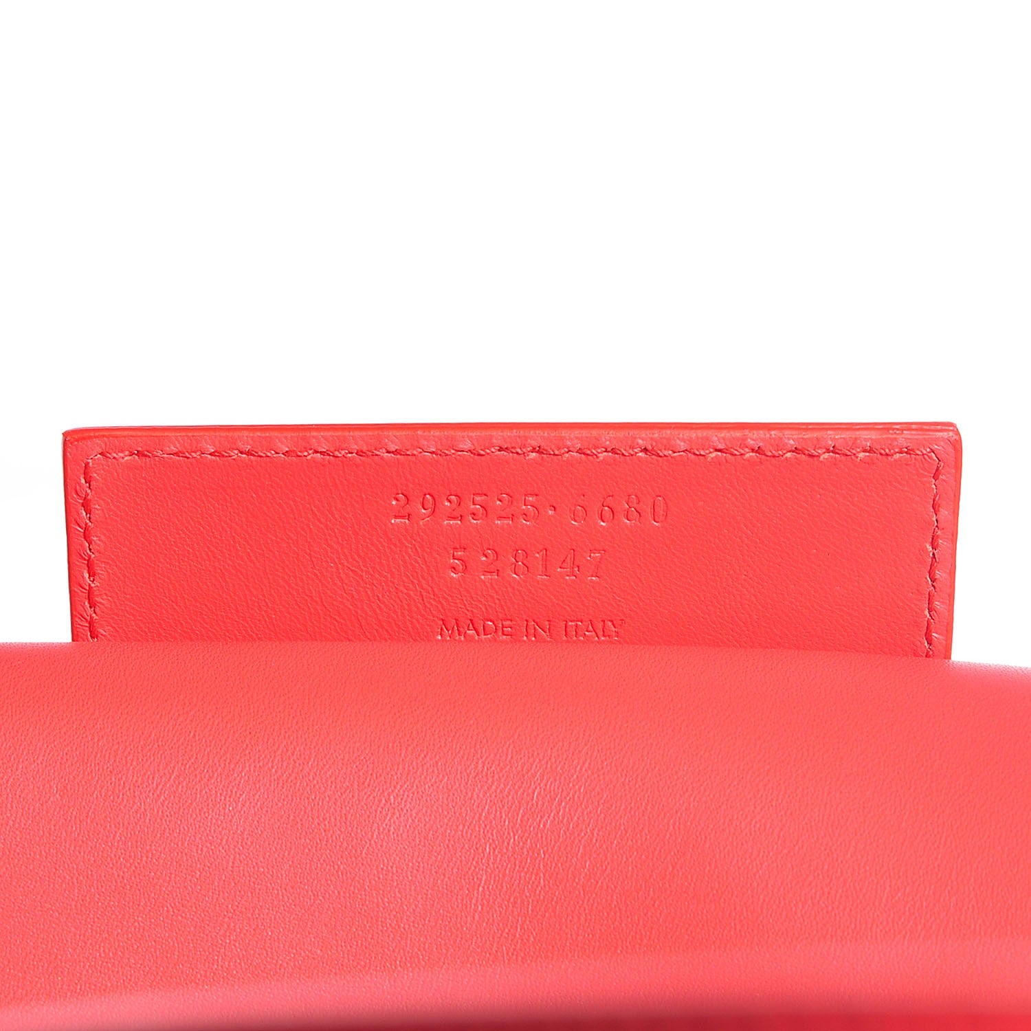 Balenciaga Calfskin Pocket Tote M Coral Black 7 of 7