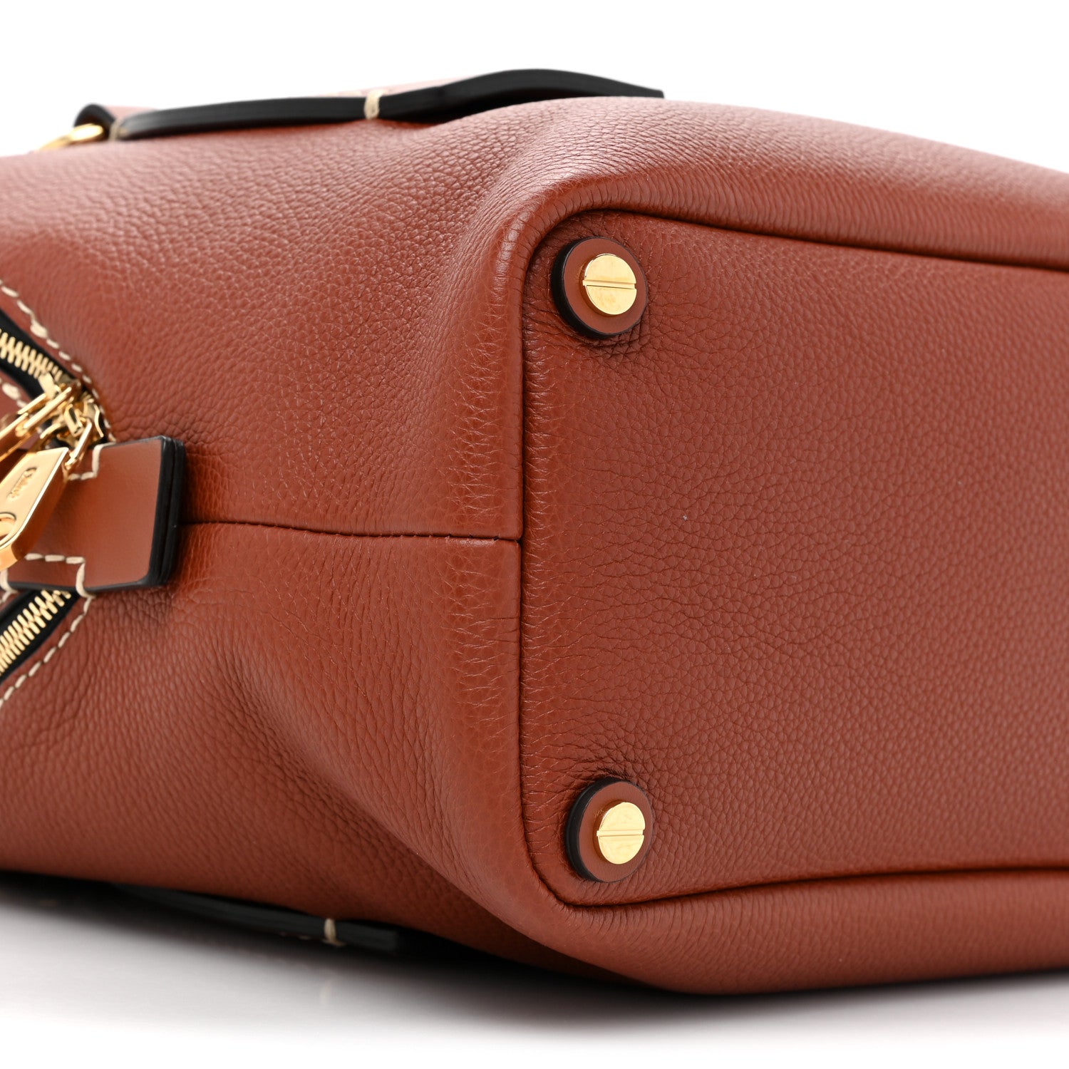 Chloe Calfskin Medium Daria Sepia Brown 9 of 10
