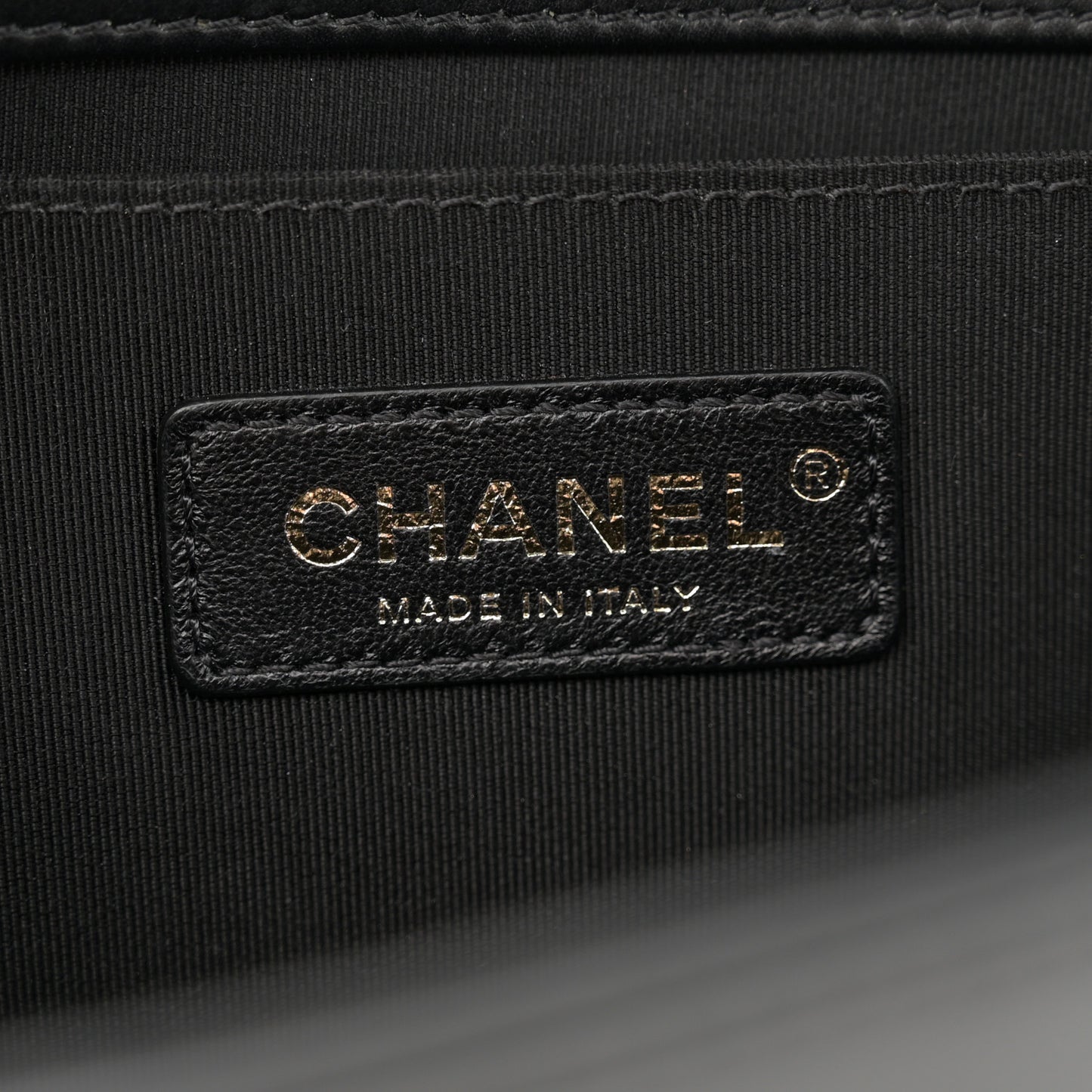 Calfskin Quilted Medium Boy Flap Black