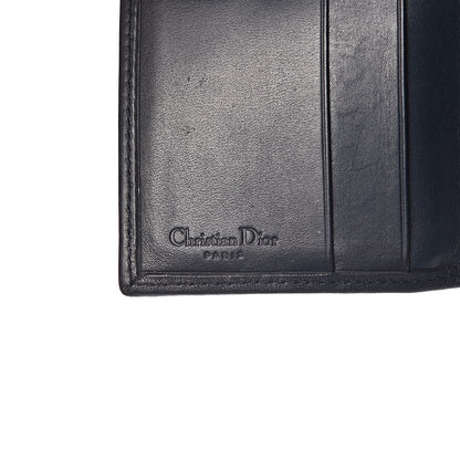 Christian Dior Monogram Compact Wallet Navy 6 of 7